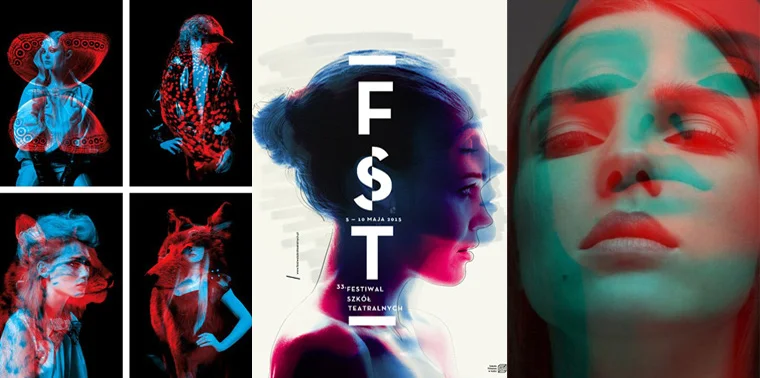 Double Exposure Duotone