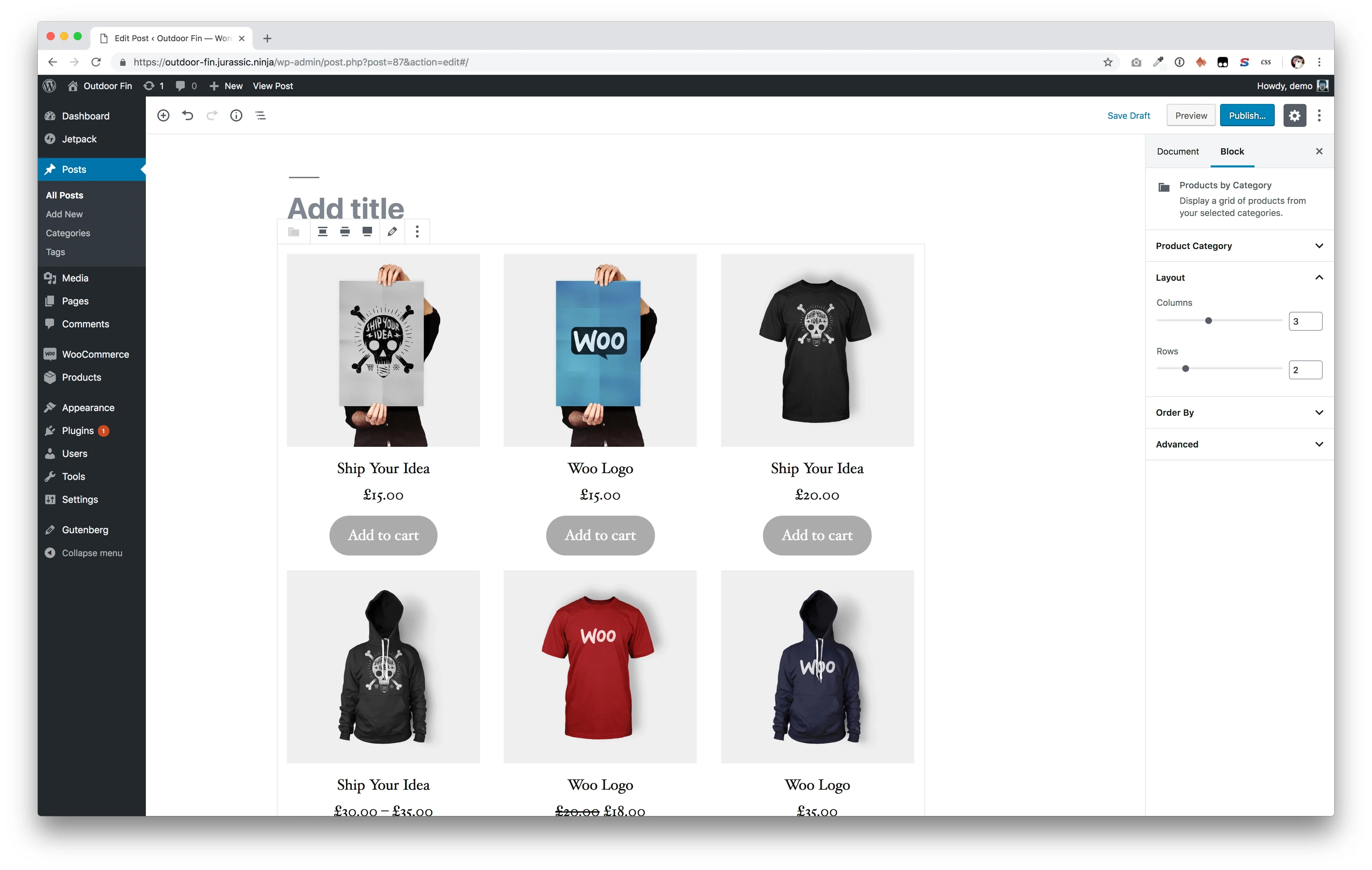 Shopify vs WooCommerce: WooCommerce setup