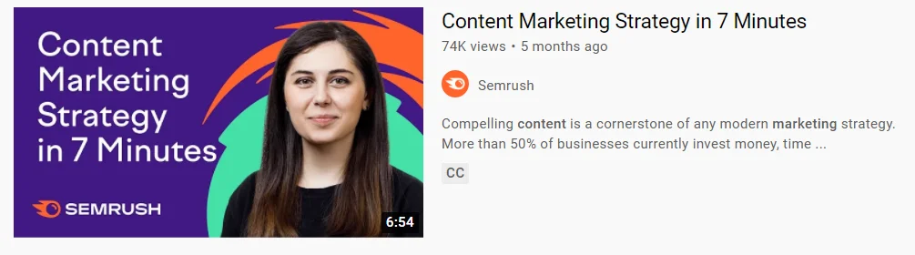 Video Content