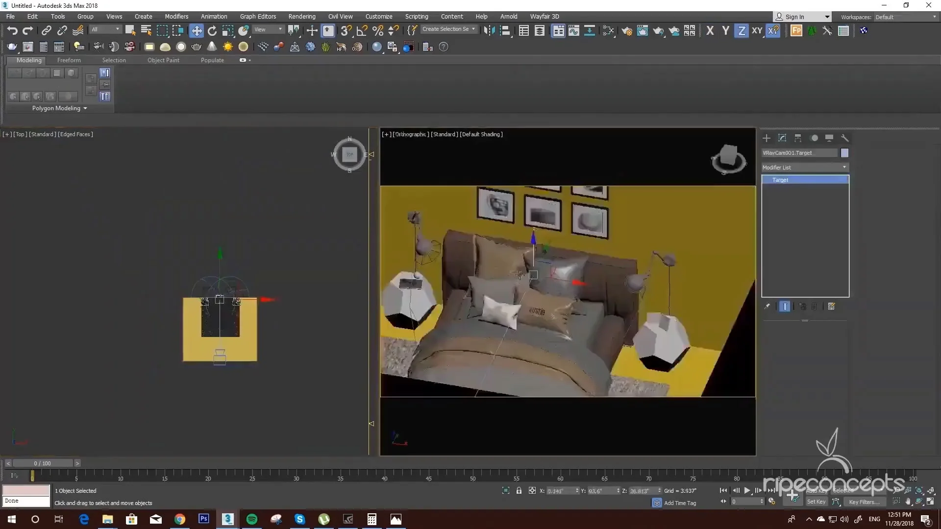 3D furniture sample