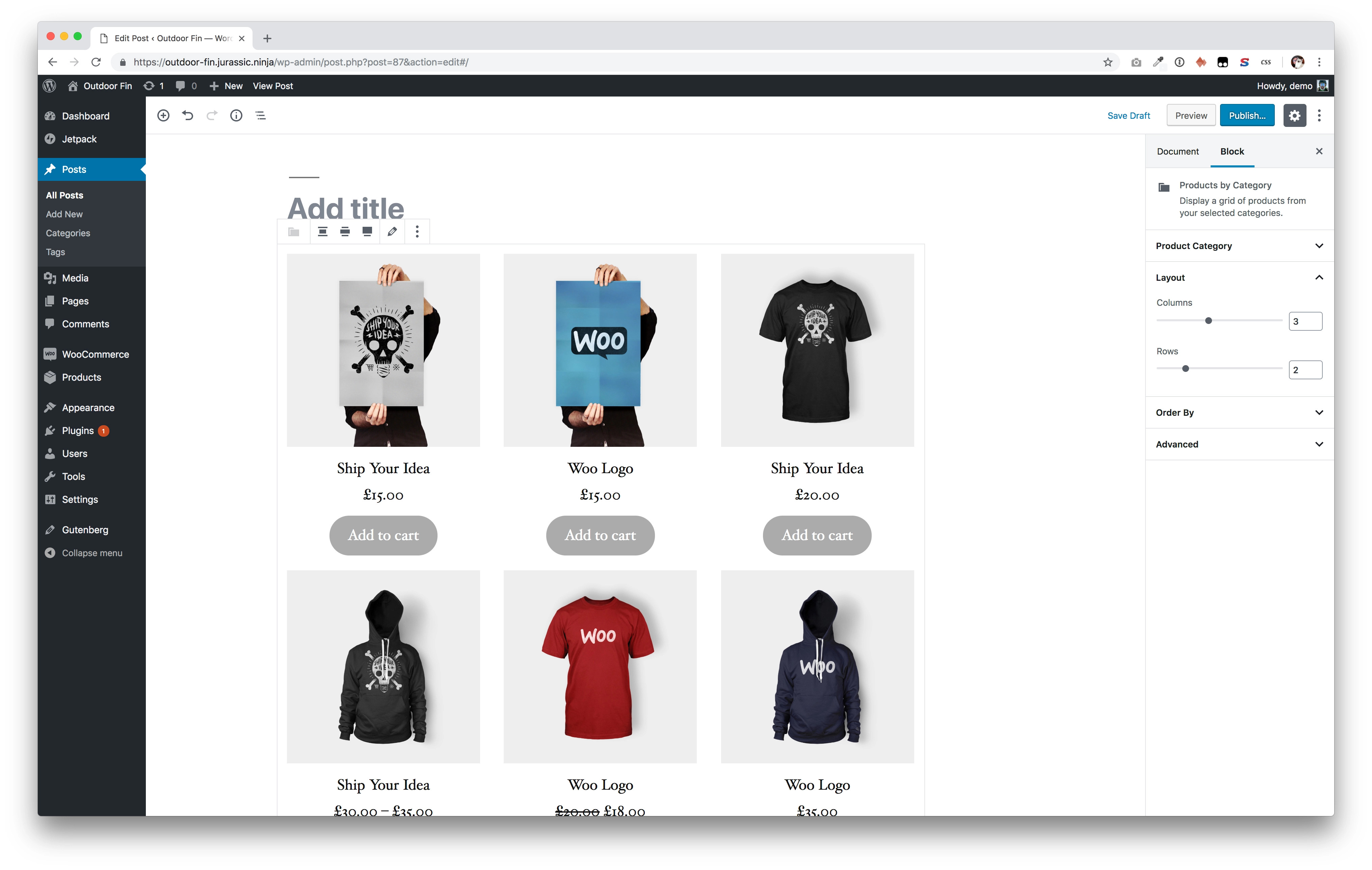 Shopify vs WooCommerce: WooCommerce setup