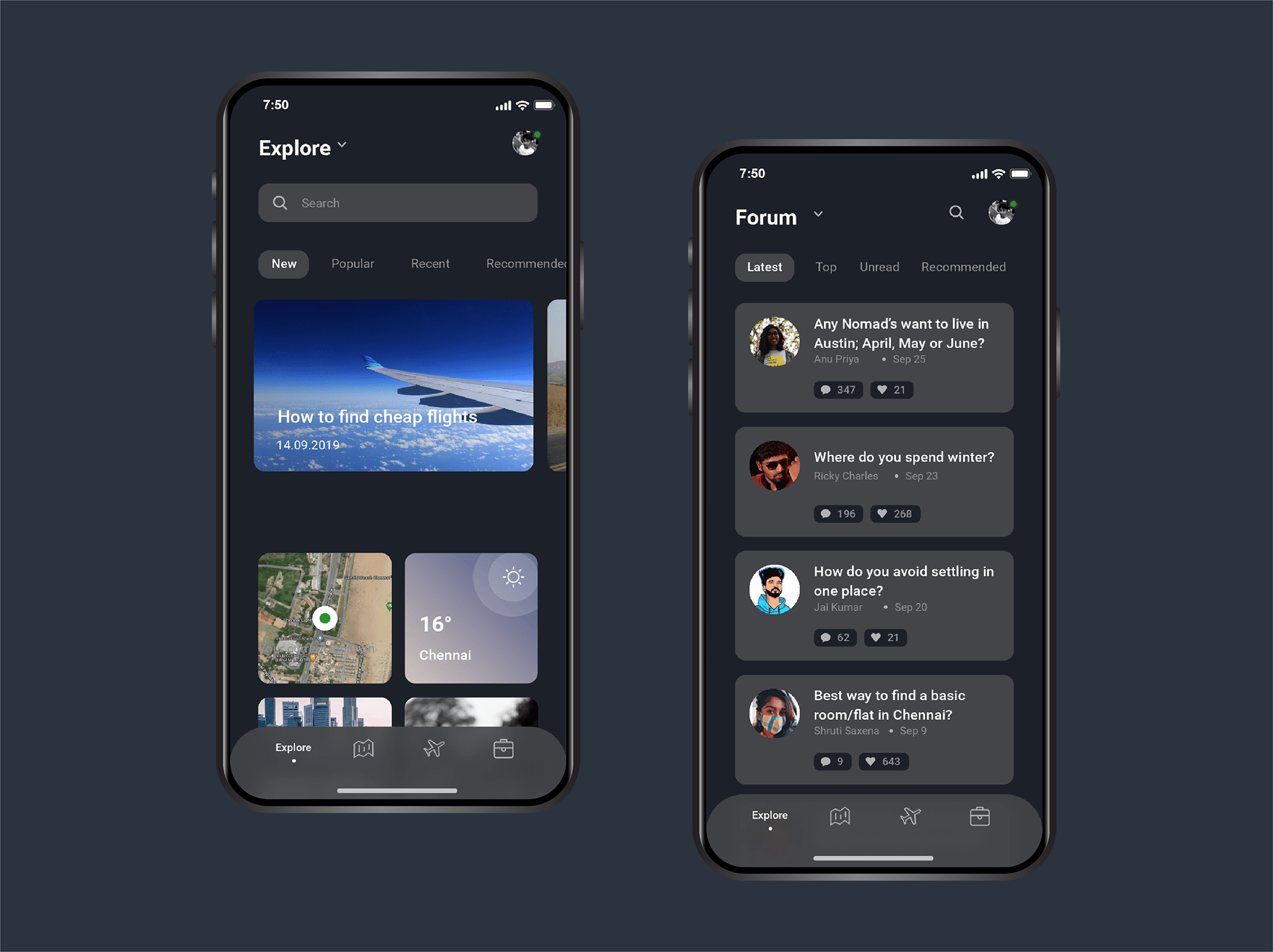 Dark mode design trends